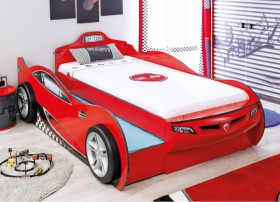 CARBED Кровать-машина Coupe с выдвижной кроватью Red 20.03.1306.00 в Сургуте - surgut.katalogmebeli.com | фото