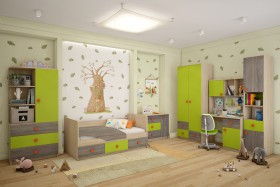 Детская комната Пуговка в Сургуте - surgut.katalogmebeli.com | фото