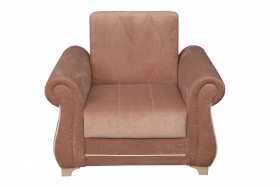 Кресло для отдыха "Порто" (велюр киви корица / микровельвет крем) в Сургуте - surgut.katalogmebeli.com | фото 8