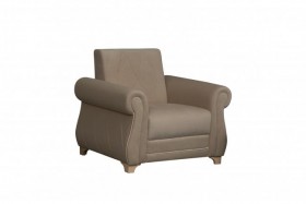 Кресло для отдыха "Порто" (велюр киви латте / микровельвет крем) в Сургуте - surgut.katalogmebeli.com | фото
