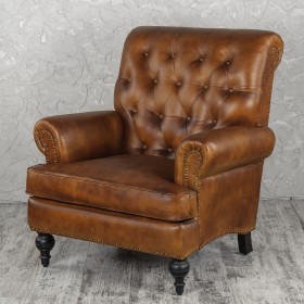 Кресло кожаное Чарльз в Сургуте - surgut.katalogmebeli.com | фото