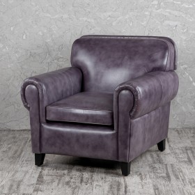 Кресло кожаное Элегант (Фиолетовый) в Сургуте - surgut.katalogmebeli.com | фото