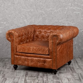 Кресло кожаное Лофт Честер (кожа буйвола) в Сургуте - surgut.katalogmebeli.com | фото