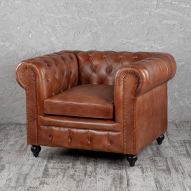Кресло кожаное Лофт Честер (кожа) в Сургуте - surgut.katalogmebeli.com | фото