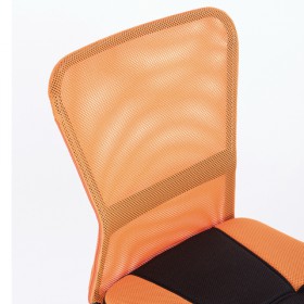 Кресло компактное BRABIX Smart MG-313 (черный, оранжевый) в Сургуте - surgut.katalogmebeli.com | фото 4