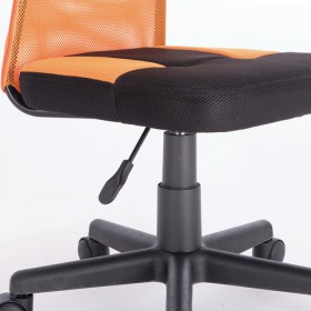 Кресло компактное BRABIX Smart MG-313 (черный, оранжевый) в Сургуте - surgut.katalogmebeli.com | фото 5