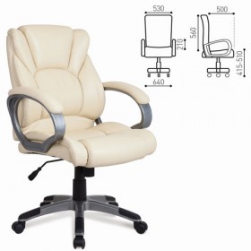 Кресло офисное BRABIX Eldorado EX-504 (бежевый) в Сургуте - surgut.katalogmebeli.com | фото