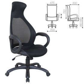 Кресло офисное BRABIX Genesis EX-517 (черное) в Сургуте - surgut.katalogmebeli.com | фото