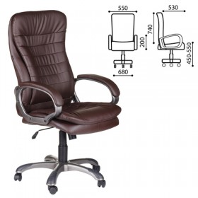 Кресло офисное BRABIX Omega EX-589 (коричневое) в Сургуте - surgut.katalogmebeli.com | фото