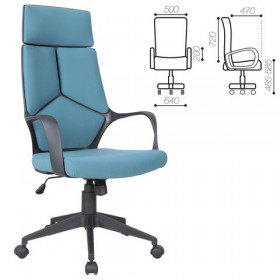 Кресло офисное BRABIX Prime EX-515 (голубая ткань) в Сургуте - surgut.katalogmebeli.com | фото