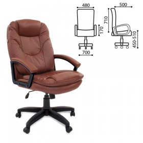 Кресло офисное BRABIX Trend EX-568 (коричневый) в Сургуте - surgut.katalogmebeli.com | фото