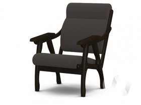 Кресло Вега-10 (венге лак/ULTRA GRAFIT) в Сургуте - surgut.katalogmebeli.com | фото
