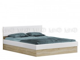 Кровать с подъемным механизмом 1,4 спальня Фортуна (Дуб сонома/белый глянец) в Сургуте - surgut.katalogmebeli.com | фото