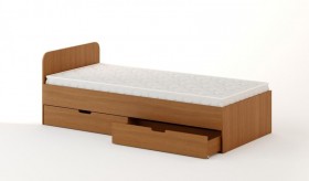 Кровать с ящиками 900 (Бук темный) в Сургуте - surgut.katalogmebeli.com | фото