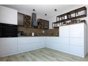 Модульная кухня Бронкс 1,8 м (Кварц) в Сургуте - surgut.katalogmebeli.com | фото 5