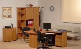 Мебель для персонала Рубин 42 Светлый миланский орех в Сургуте - surgut.katalogmebeli.com | фото 2