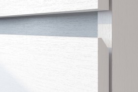 Модульная система "Токио" Тумба прикроватная Белый текстурный / Белый текстурный в Сургуте - surgut.katalogmebeli.com | фото 4
