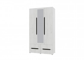 Шкаф 3-х створчатый с ящиками и зеркалом Вега (Прованс) в Сургуте - surgut.katalogmebeli.com | фото