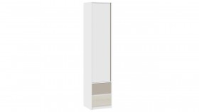 Шкаф для белья комбинированный «Сканди» Дуб Гарден/Белый/Глиняный серый в Сургуте - surgut.katalogmebeli.com | фото