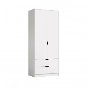 Шкаф для одежды 13.327 Уна (Белый) в Сургуте - surgut.katalogmebeli.com | фото