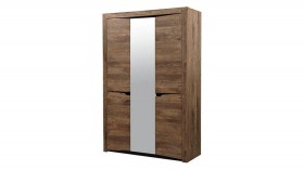 Шкаф для одежды "Лючия" (3-х дв.) (кейптаун/зеркало) в Сургуте - surgut.katalogmebeli.com | фото