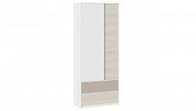 Шкаф для одежды комбинированный «Сканди» Дуб Гарден/Белый/Глиняный серый в Сургуте - surgut.katalogmebeli.com | фото