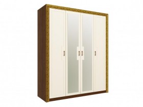 Шкаф комбинированный "Айрум" (дуб кальяри/белый/зеркало/1744) в Сургуте - surgut.katalogmebeli.com | фото 1