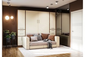 Шкаф-кровать с диваном Злата в Сургуте - surgut.katalogmebeli.com | фото 1