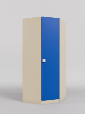 Шкаф угловой (угловая секция) Скай (Синий/корпус Клен) в Сургуте - surgut.katalogmebeli.com | фото