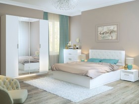 Спальня Тиффани (Белый текстурный) в Сургуте - surgut.katalogmebeli.com | фото
