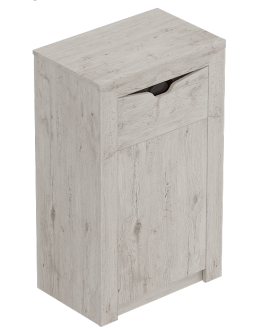 Тумба с дверцей и ящиком Соренто Дуб бонифаций/Кофе структурный матовый в Сургуте - surgut.katalogmebeli.com | фото